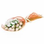 זר מתוק בינוני - 18 ורדי שוקולד