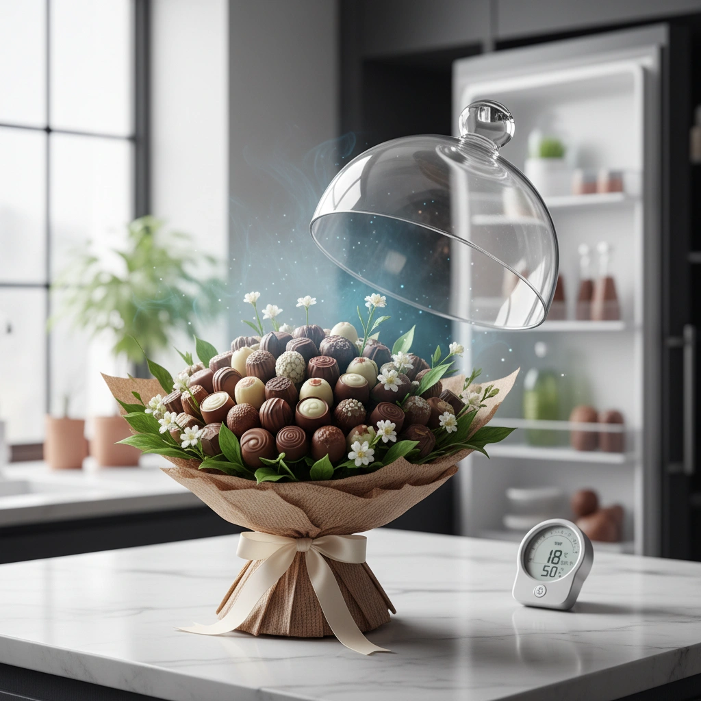 איך לשמור על טריות של זר שוקולדים שנשלח במשלוח?