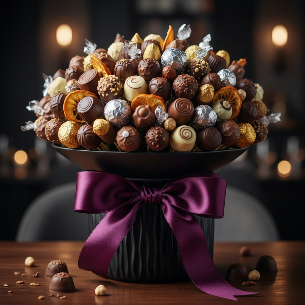 זרי שוקולדים גדולים ומרשימים: מתי כדאי להשקיע בגדול?