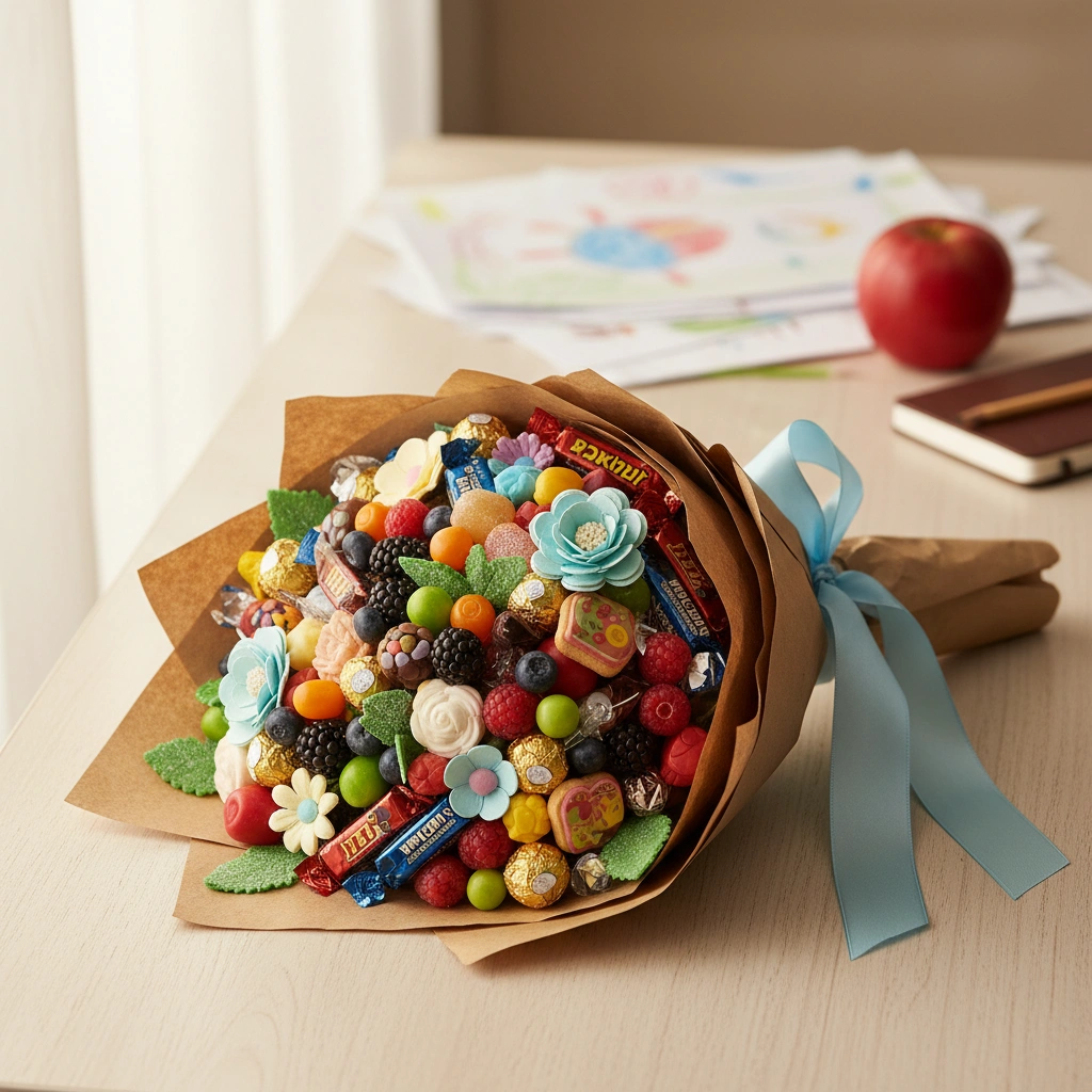 מתנה למורה לסוף השנה: למה זר מתוק הוא הבחירה המושלמת?